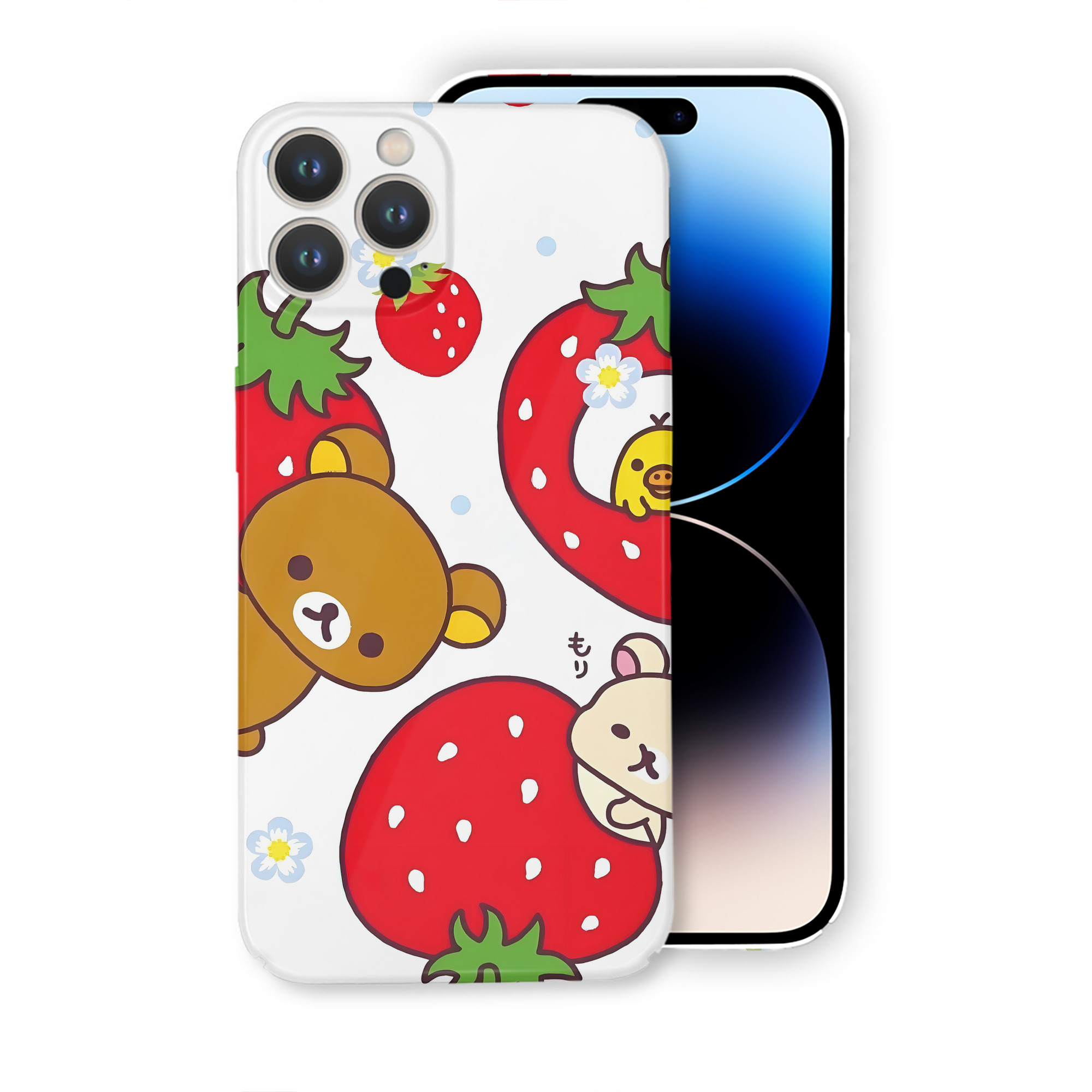 （画像用） リラックマ リラックマ キイロイトリ Rilakkuma Korilakkuma Kiiroitori 【iPhone 14シリーズ対応】ハードケース